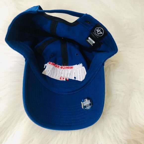 47 Rangers 23 MLB World Series Champs Clean Up Cap Texas Rangers Blue One Size - Picture 5 of 7